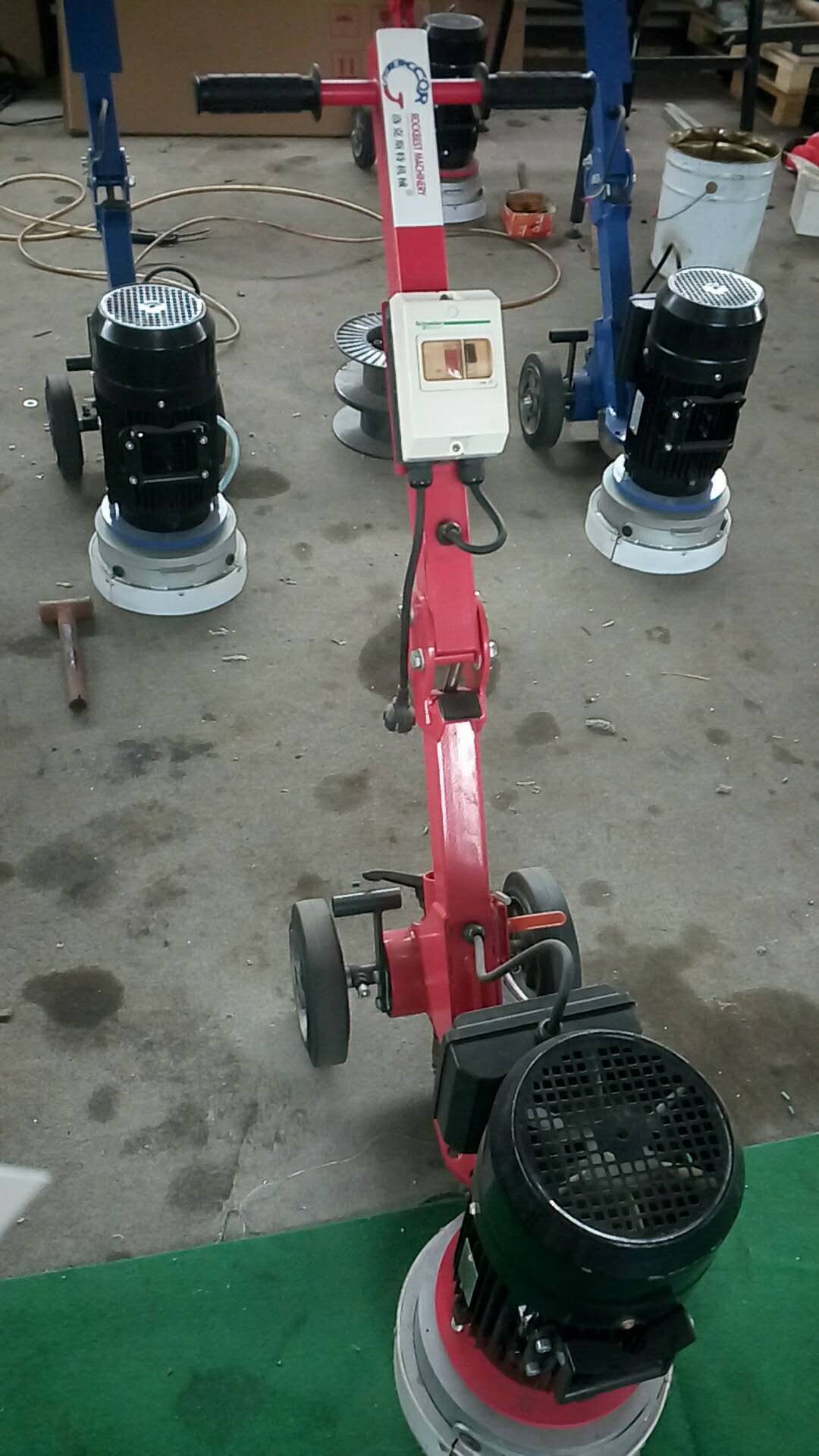 G250 floor grinder with 110v motor for export Canada