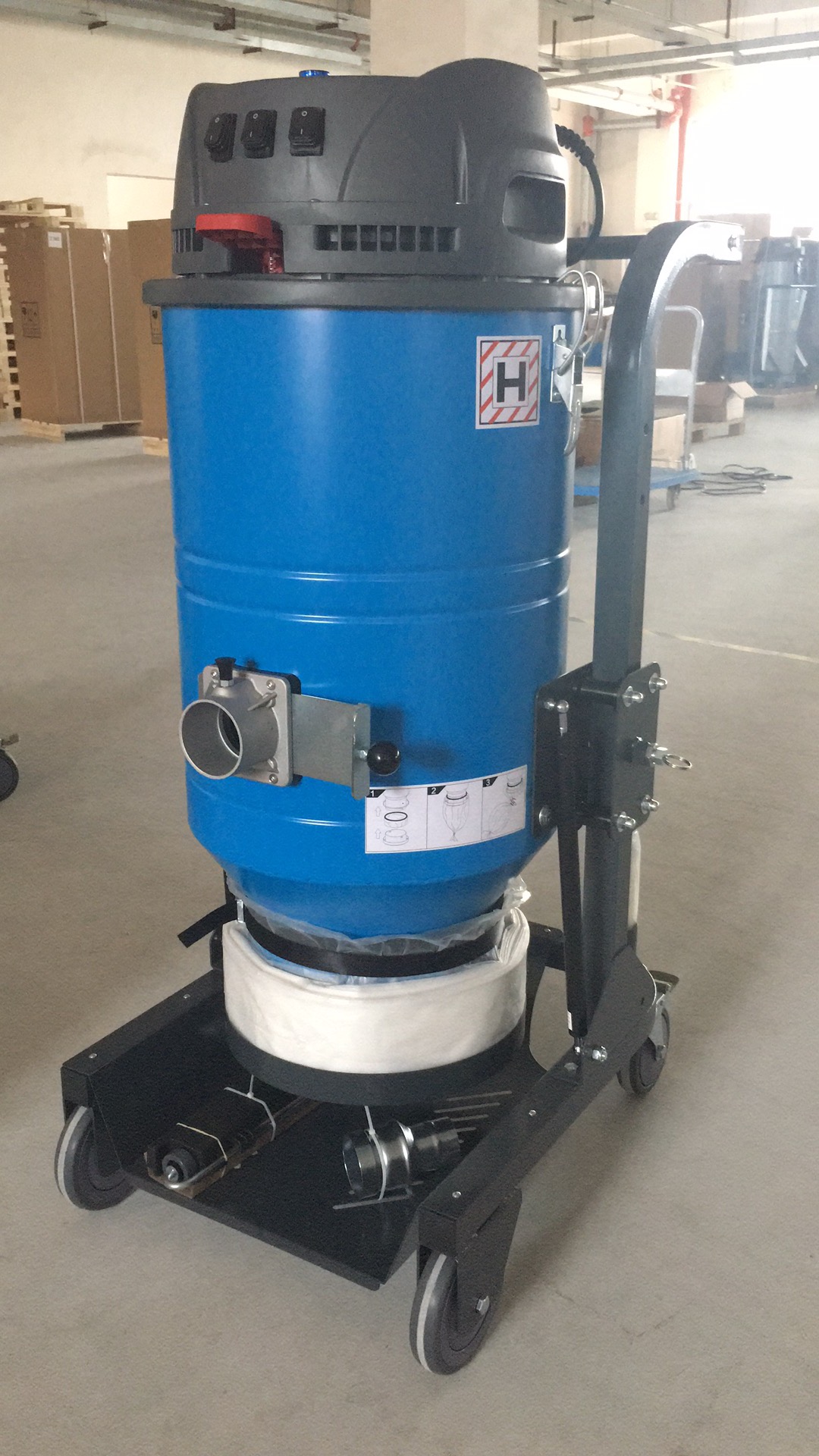 longopac industrial vacuum cleaner for export Canada