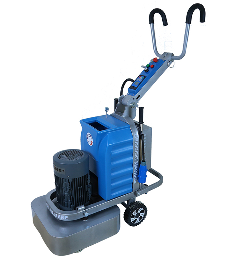 square plate concrete floor grinder with vacuum 