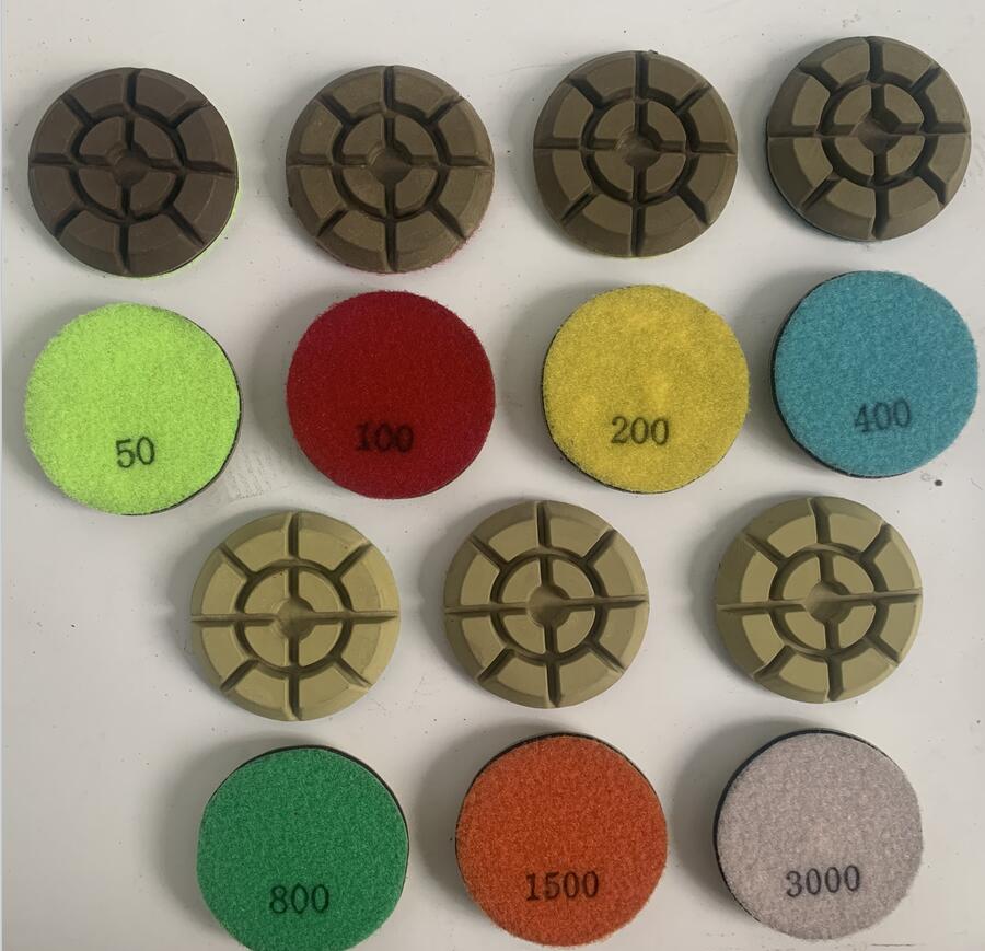 concrete dry polishing pad