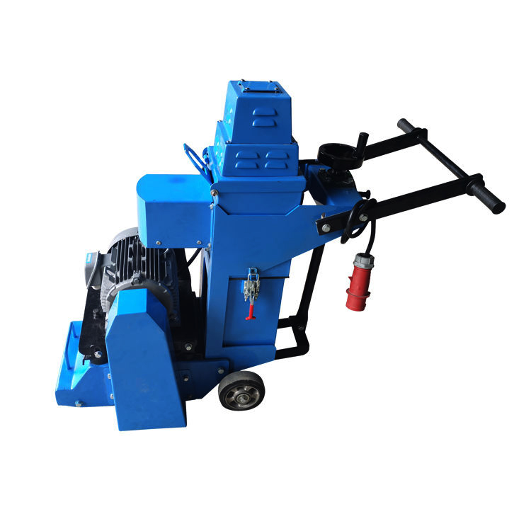 small concrete scarifier with vacuum cleaner