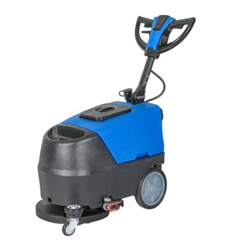 portable manual floor scrubber